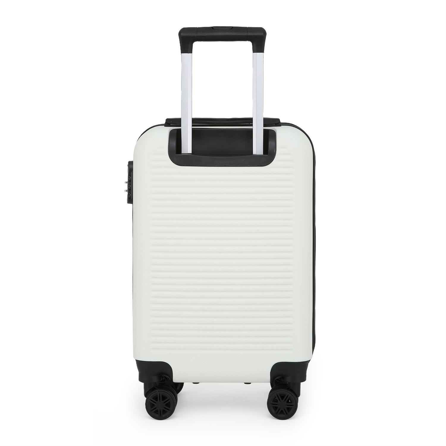 Hardshell Cream Cabin Suitcase Set Robust ABS Lightweight Luggage Holiday Bag - Picture 15 of 34