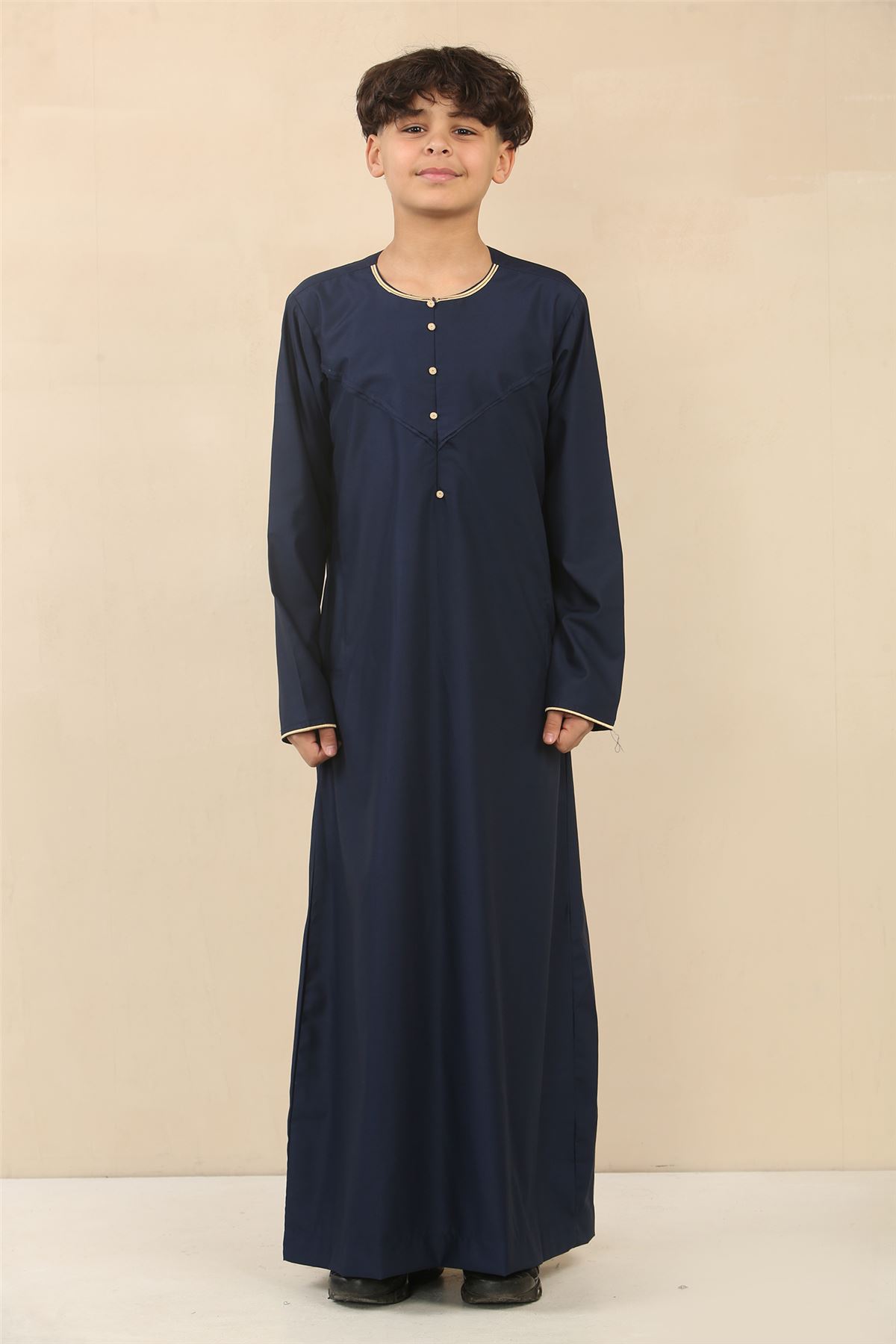 Kid's Boys Jubbah Thobe Islamic Children Jubba Robe Eid Omani Saudi - Picture 9 of 28