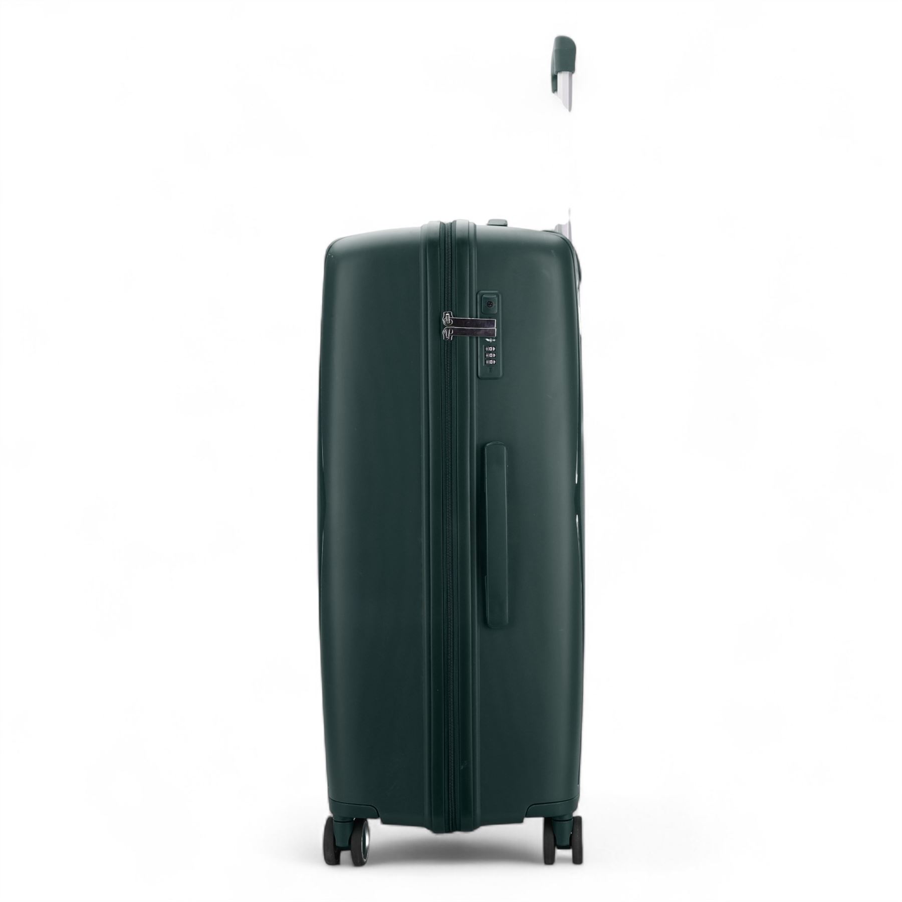 Juego de maleta rígida verde fuerte 8 ruedas cabina TSA maleta de equipaje - Imagen 20 de 29
