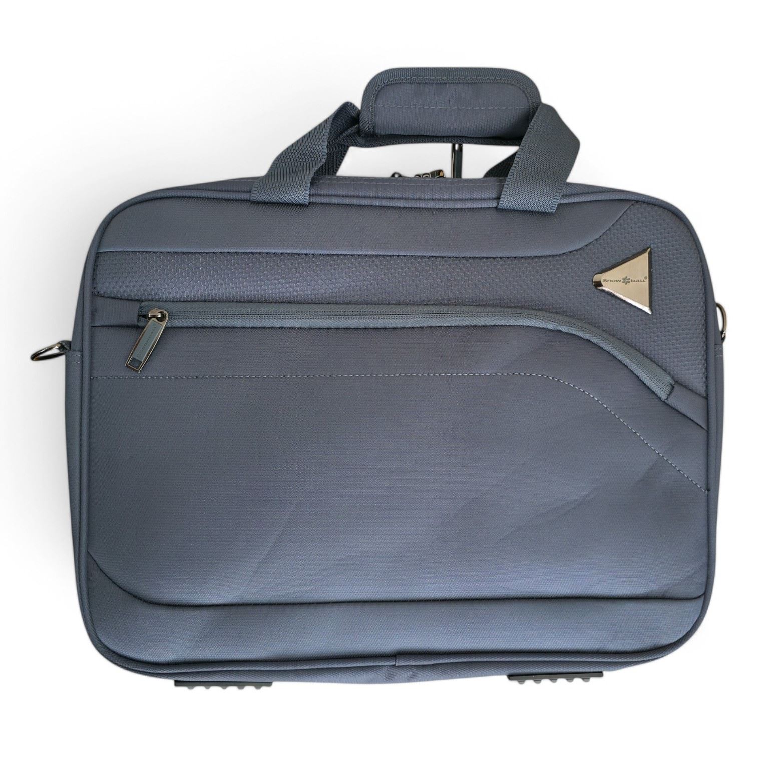 Lightweight Grey Soft Shell Suitcase 8 Wheel Set Travel Carry On Cabin Bag - Picture 5 of 29