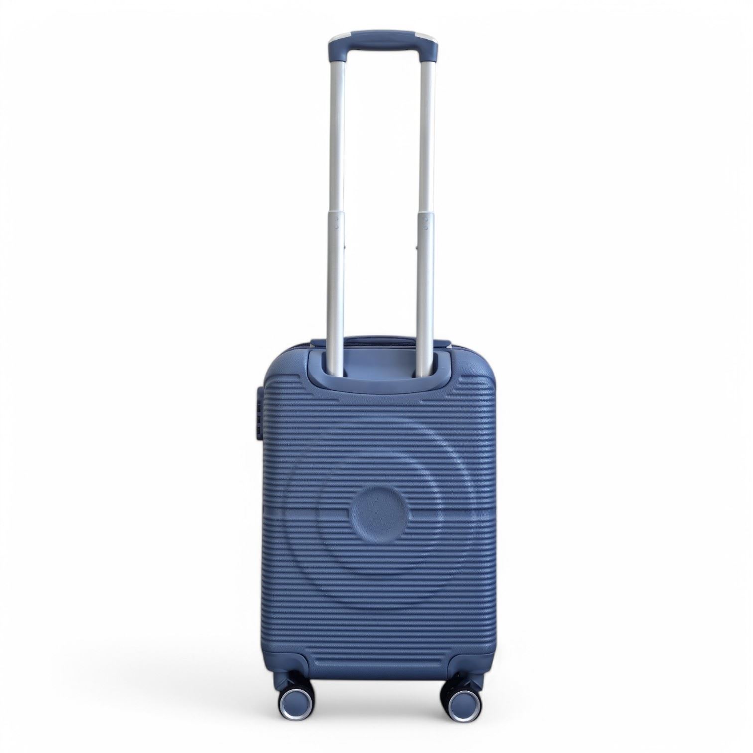 Robust ABS Hard Shell Light Blue 8 Wheels Luggage Travel Cabin Suitcase Set - Picture 14 of 26