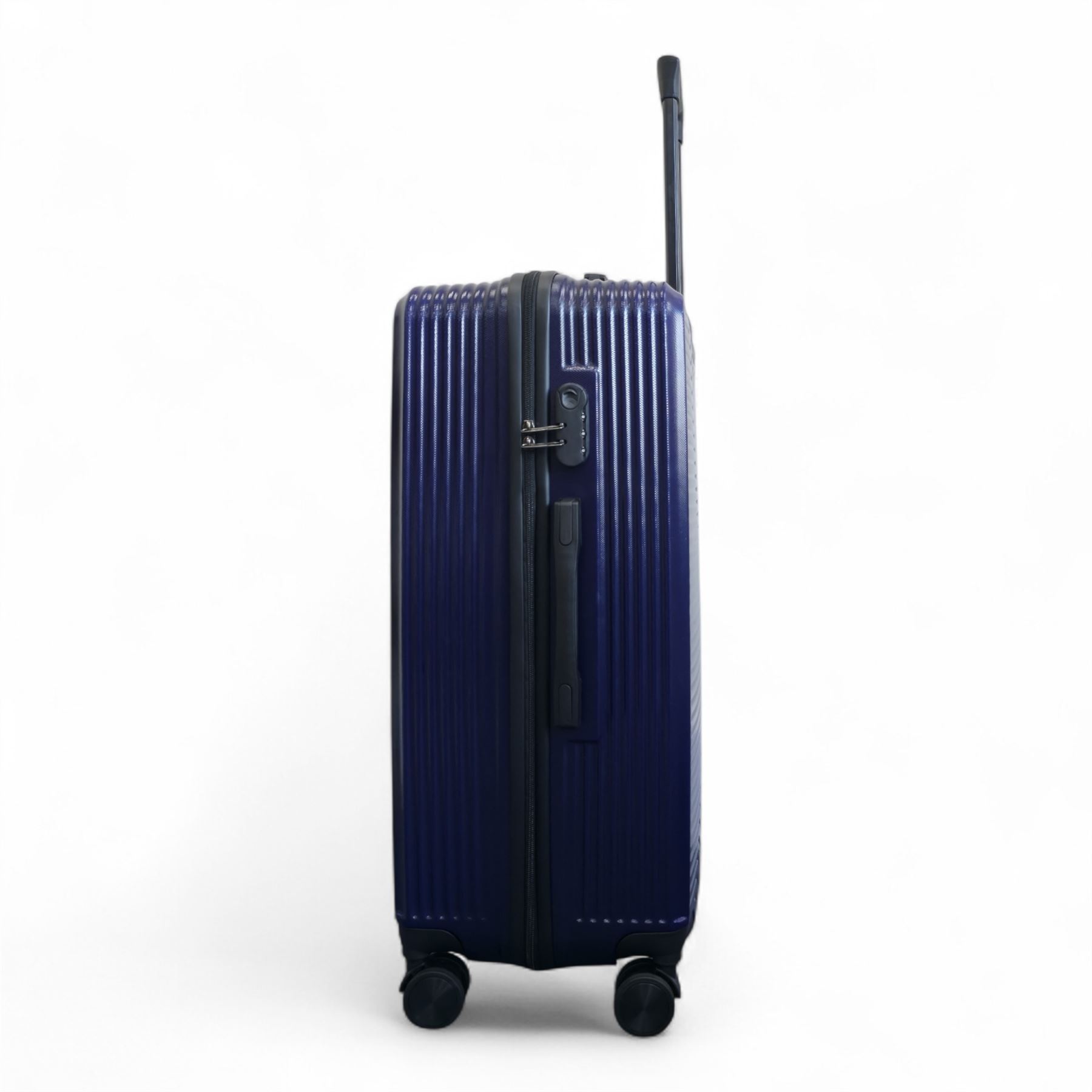 Strong Navy Hardshell Suitcase Set Dual 4 Wheel ABS Luggage Trolley Suitcase - Picture 6 of 31