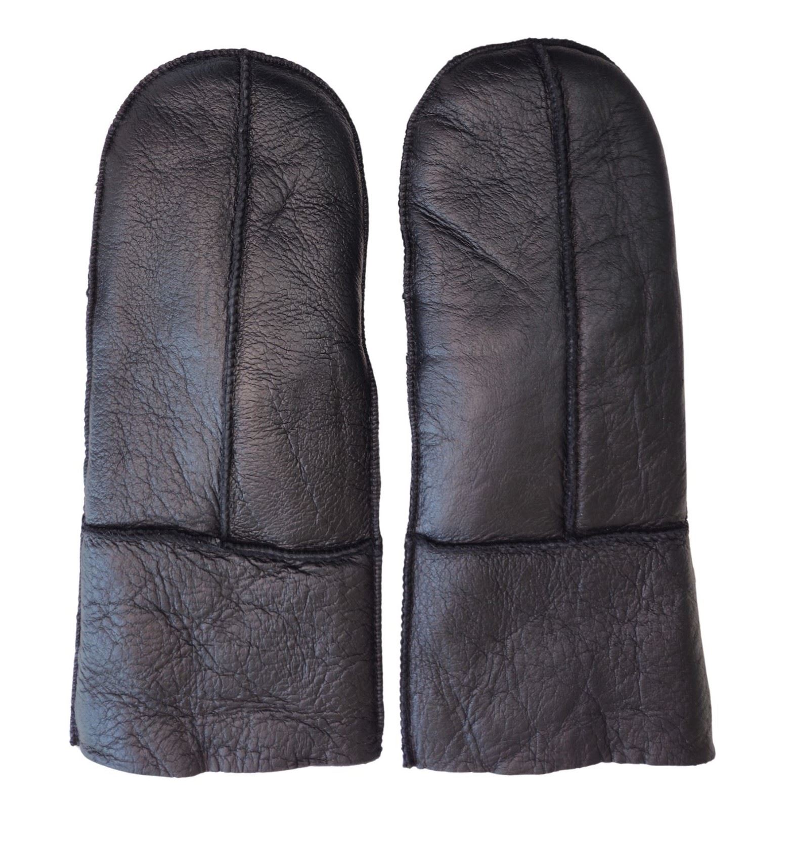 Infinity Leather Womens Genuine Real Sheepskin Mittens Warm Gloves - Picture 3 of 14