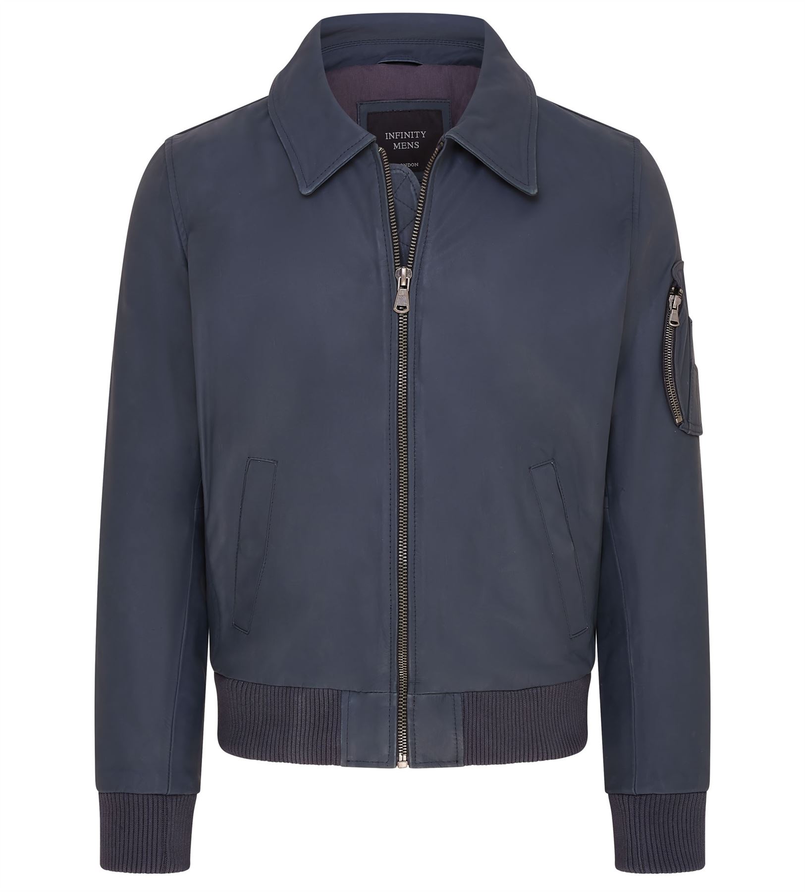 Bomberjacke Herren A2 US Airforce Rindsleder Anilin Leder - Bild 2 von 25