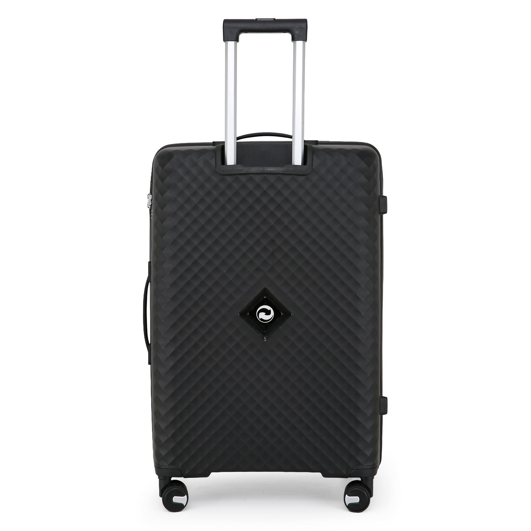 Hard Shell Black Cabin Suitcase Set 8 Wheel Luggage Case Strong Travel TSA Bag - Picture 6 of 32