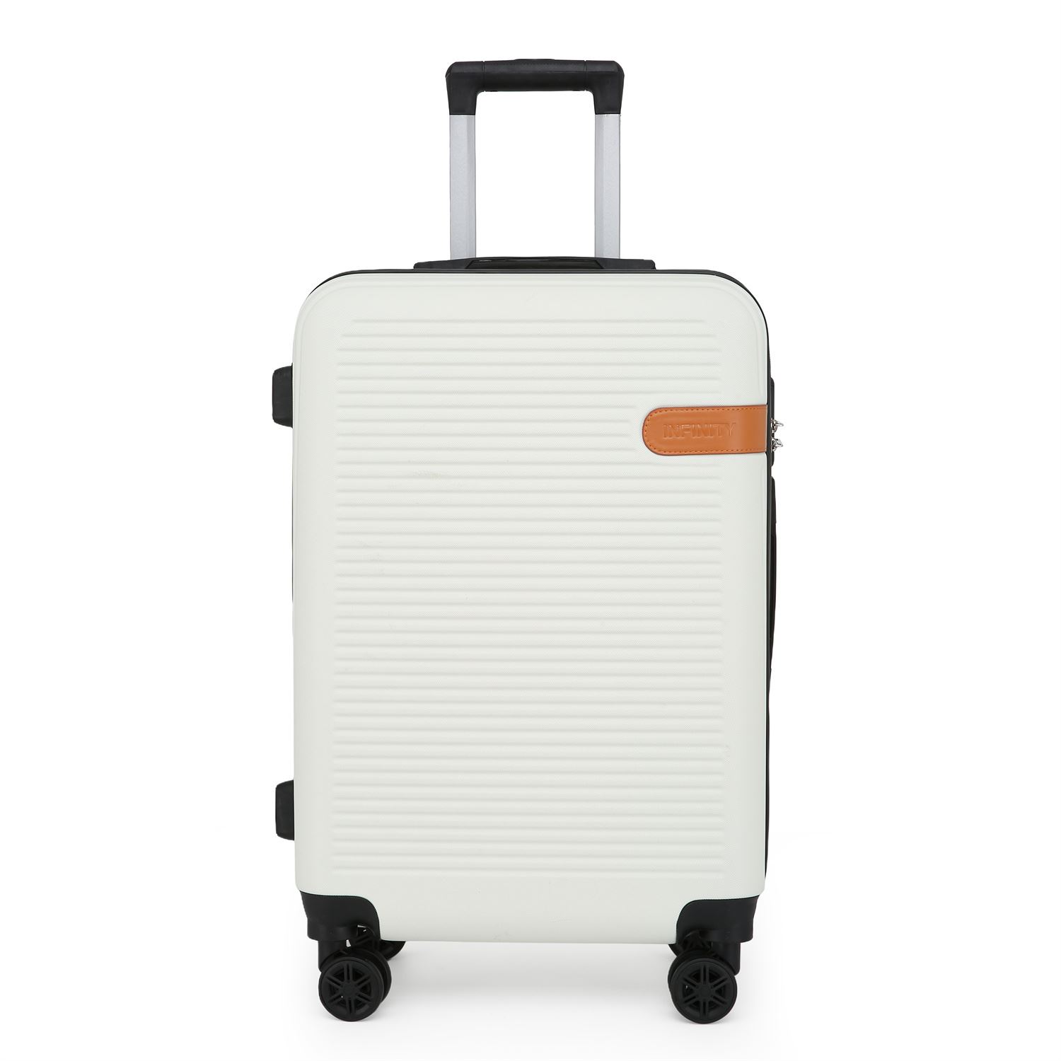 Hardshell Cream Cabin Suitcase Set Robust ABS Lightweight Luggage Holiday Bag - Picture 19 of 34
