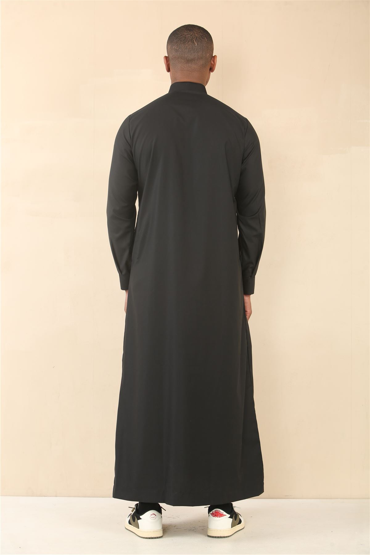 Men's Thobe Saudi Emirati Islamic Clothing Jubba Robe Muslim Eid Ramadan Arab - Picture 6 of 24