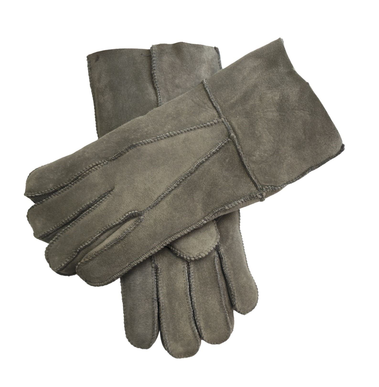 Guantes de piel de oveja unisex cálidos de invierno guantes de cuero de gamuza genuina - Imagen 14 de 22