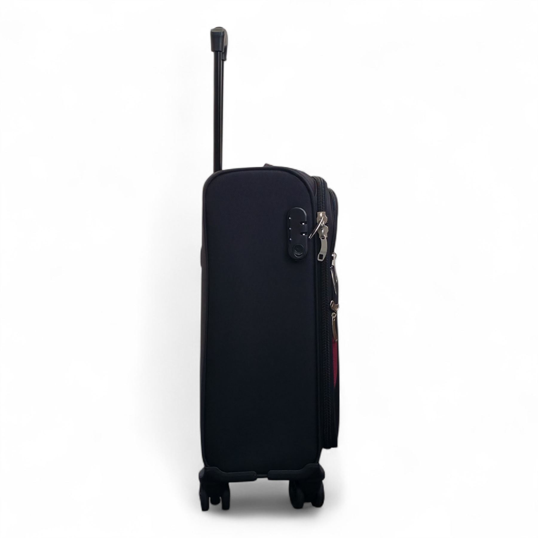 Soft Shell Cabin 48 x 37 x 20 cm Secure Suitcase Suitable for Easyjet, Ryanair - Picture 6 of 31