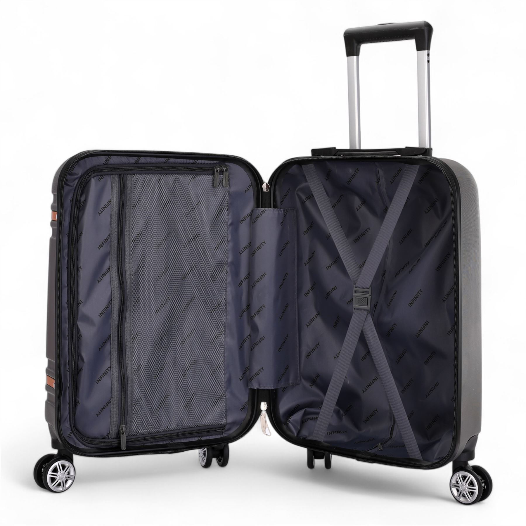 Hardshell Cabin Suitcase Set Robust ABS Lightweight Luggage Holiday Bag - Picture 23 of 37