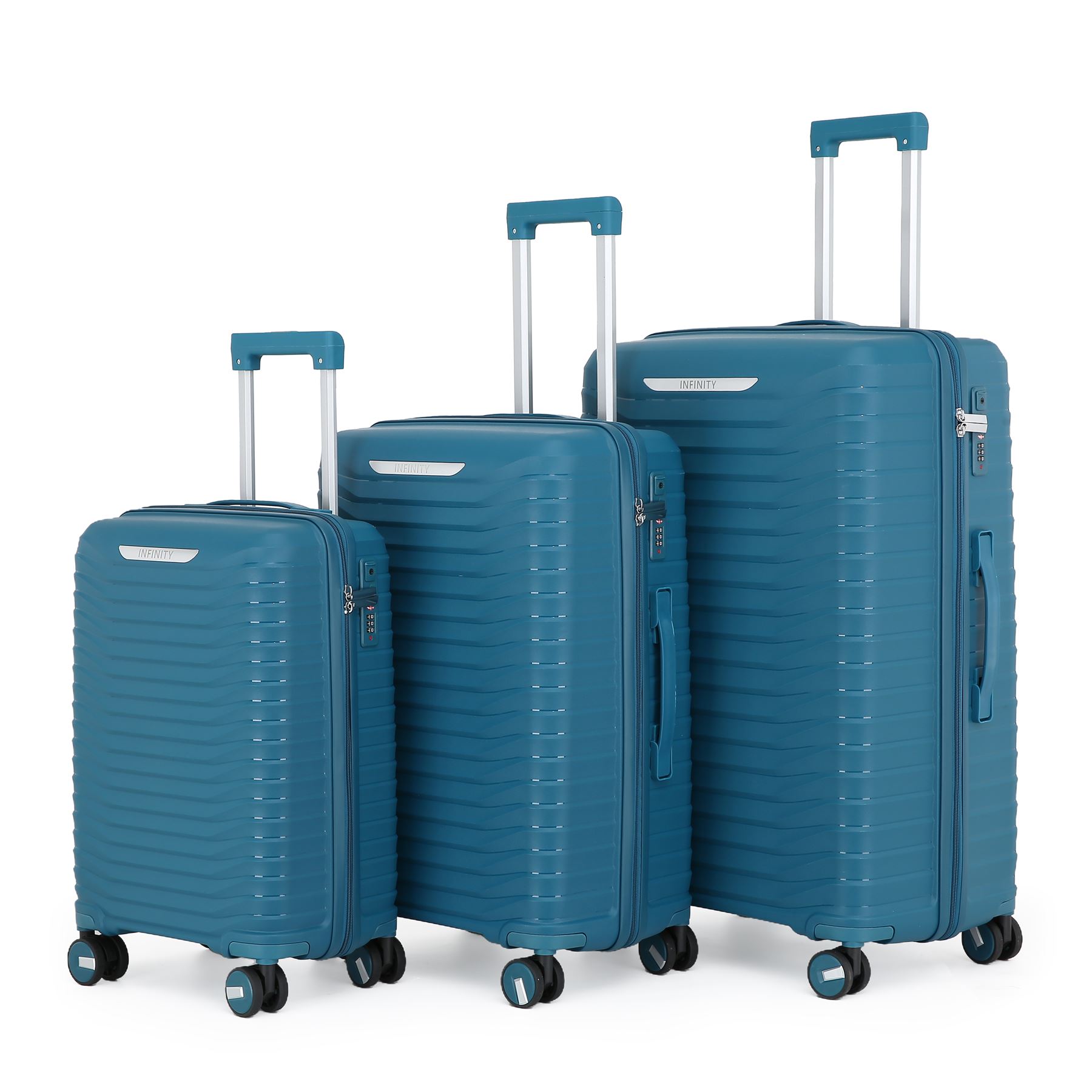 Hard Shell Classic Suitcase Set 8 Wheel Cabin TSA Luggage Case Holiday Travel - Picture 17 of 37