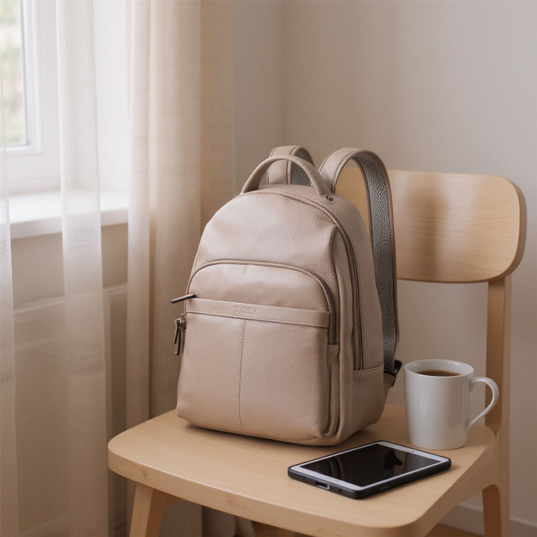 Mochila de Cuero Mochila Genuina Vintage Laptop Viaje Bolso de Hombro Unisex - Imagen 17 de 24