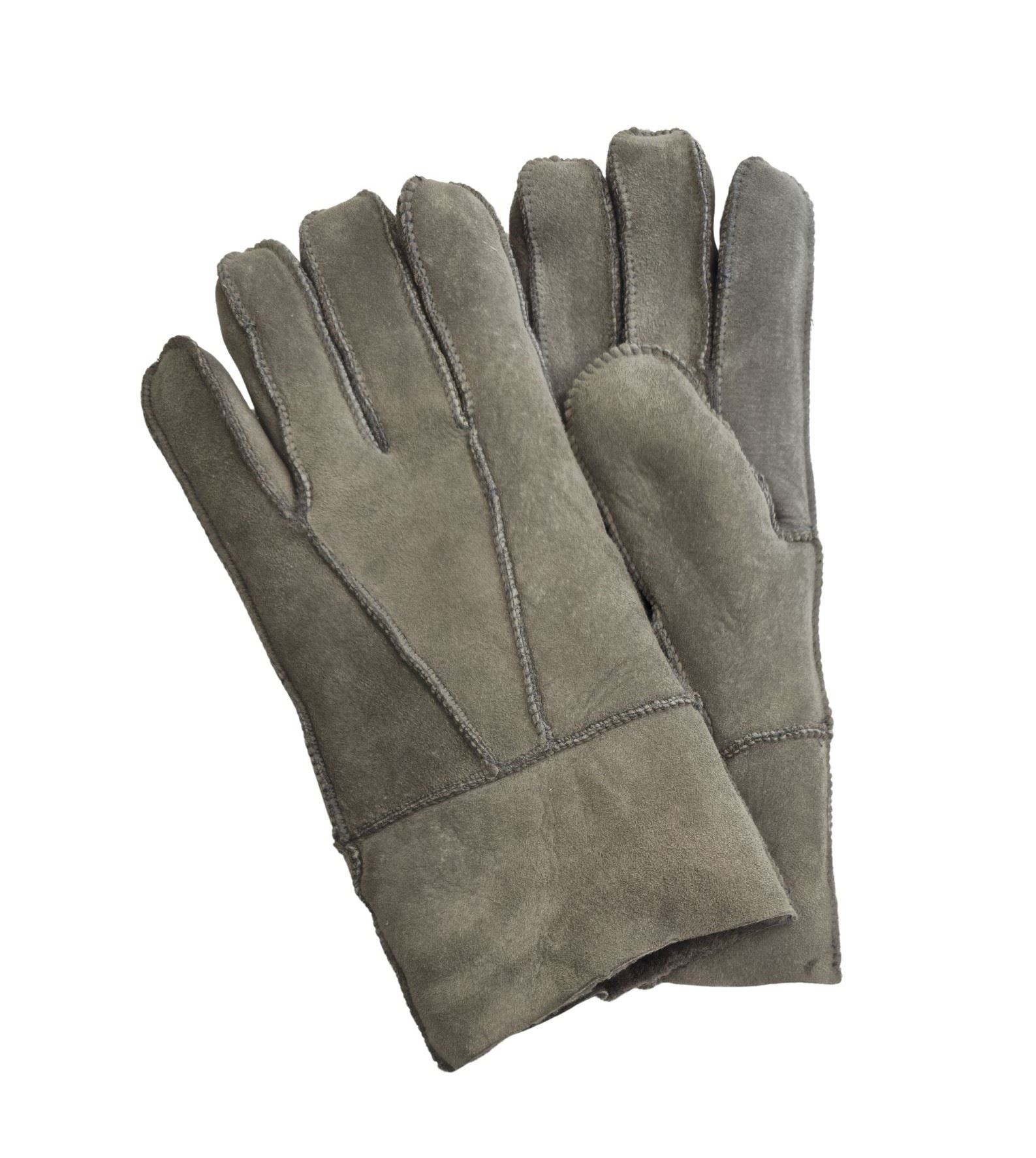 Guantes de piel de oveja unisex cálidos de invierno guantes de cuero de gamuza genuina - Imagen 13 de 22