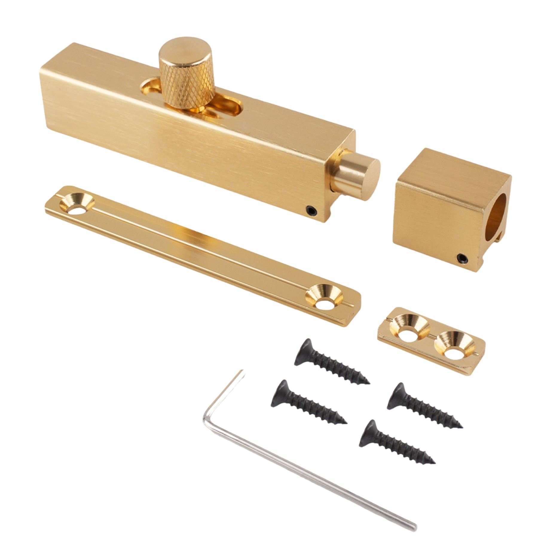 Bulloni per porta scorrevole 75 mm 125 mm moderni porte sottili bullone serratura interna - Foto 3 di 20