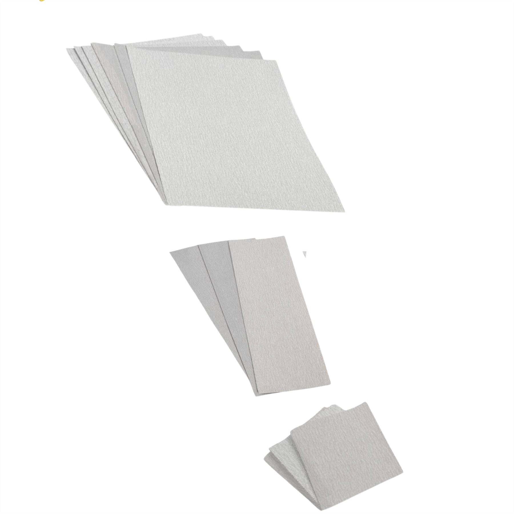 Schleifblätter & Schwamm Set - Körnung Schleifpapier 280x230mm Wände, Handhochschleifer - Bild 23 von 28