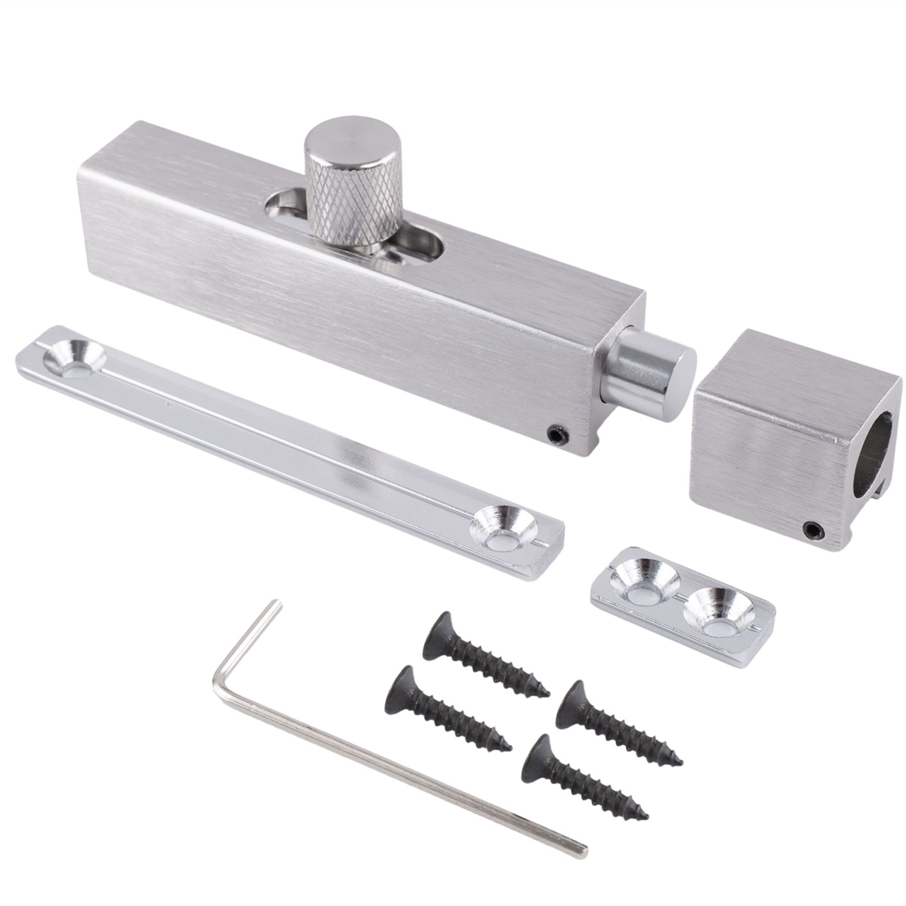 Bulloni per porta scorrevole 75 mm 125 mm moderni porte sottili bullone serratura interna - Foto 9 di 20