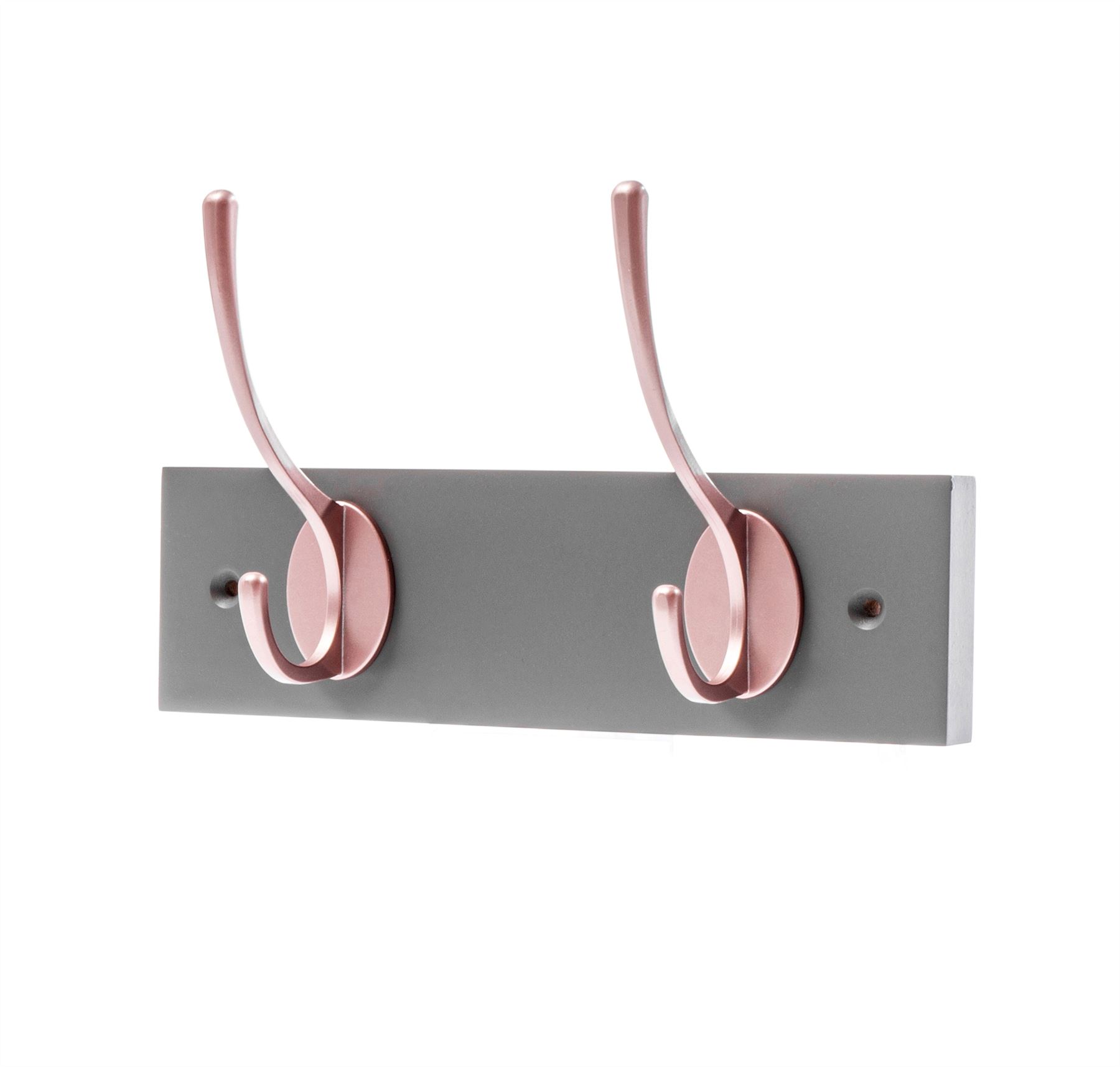 Coat Hooks for Wall Door, Wooden Wall Mounted Clothes Hanger, 3 Sizes - Picture 4 of 37