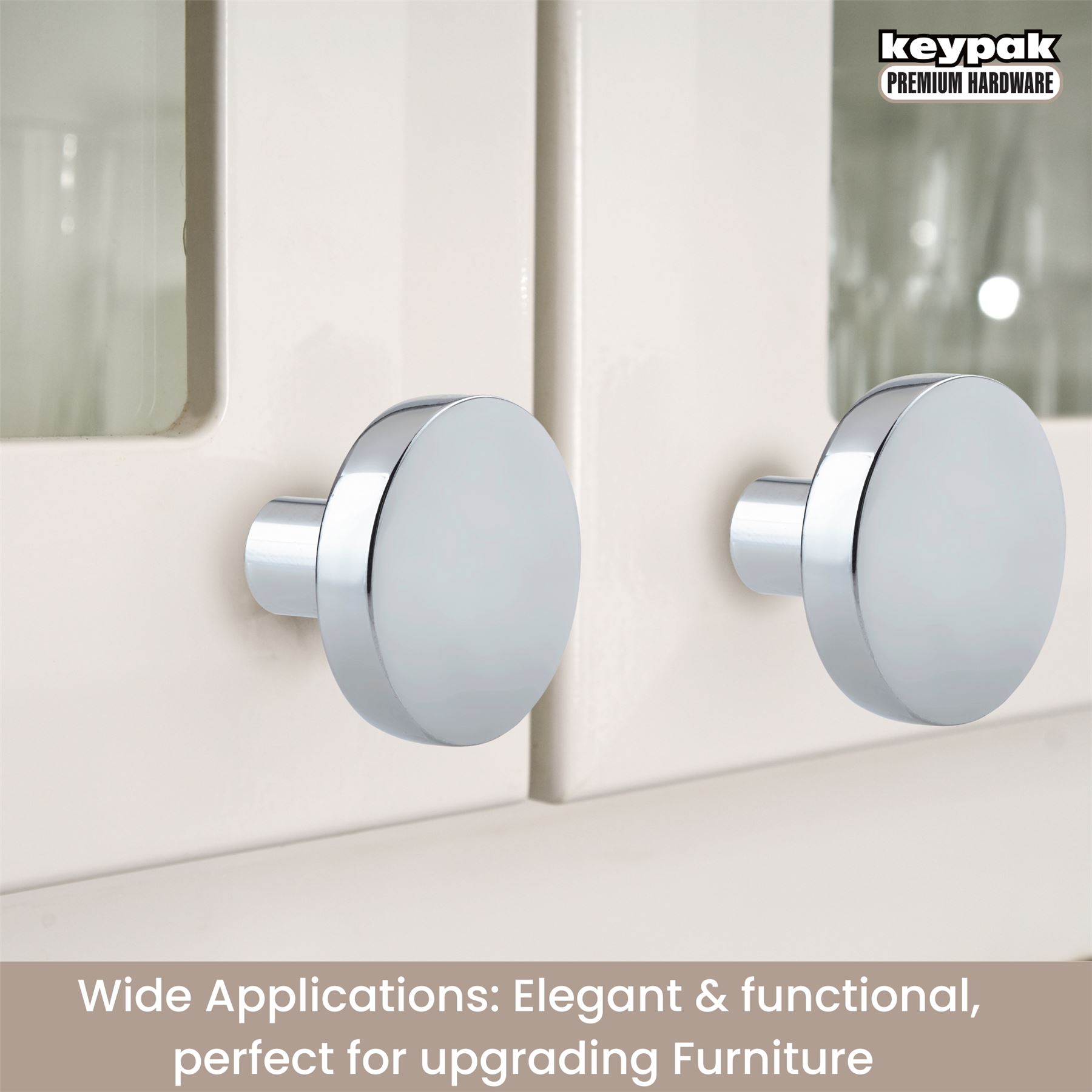 Cabinet Drawer Knob, 2 PCS, 30mm Round Handle Cupboard Wardrobe Dresser Drawer - Picture 16 of 22