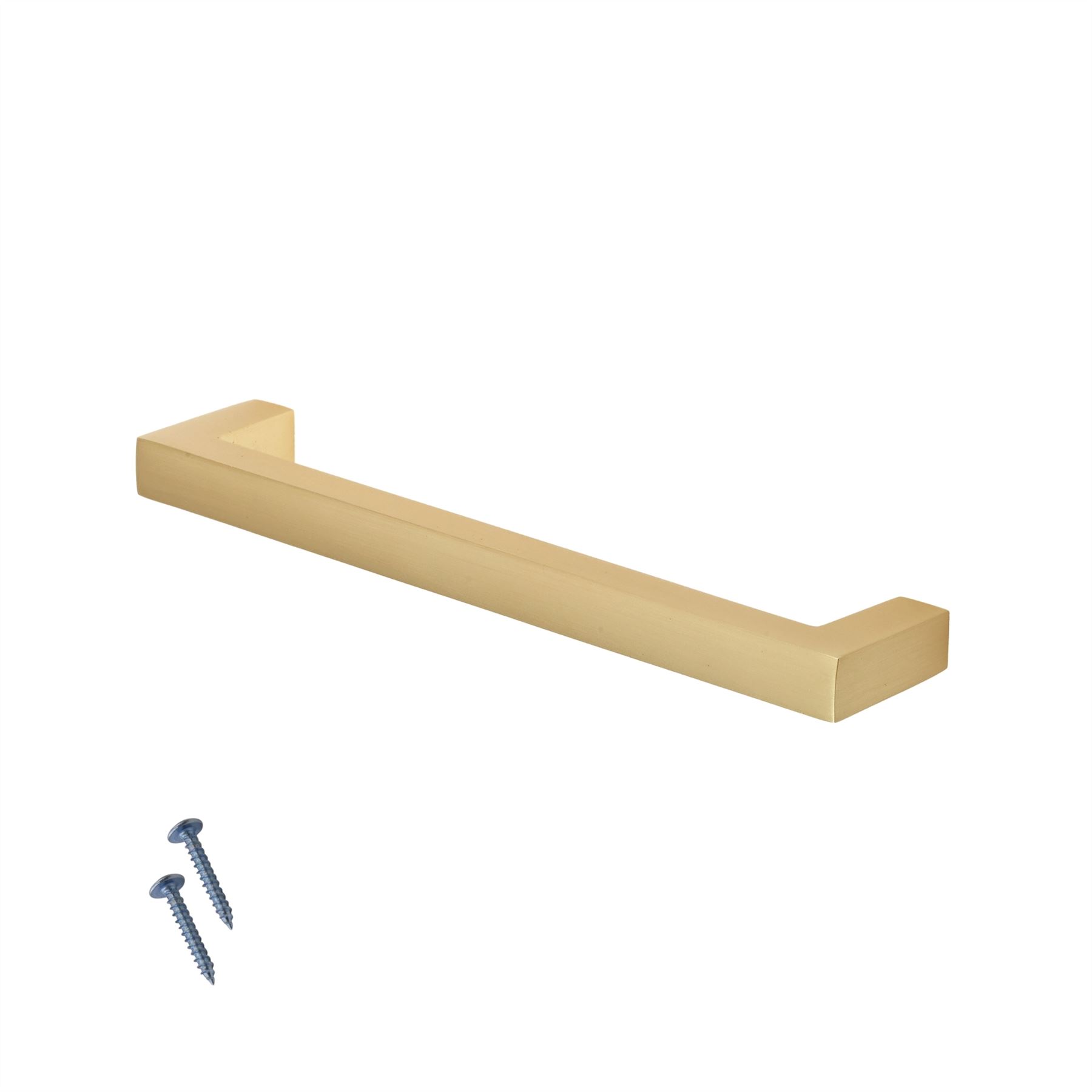 10 Stück Metall Vierkant T-Bar Griffe 96 mm - 200 mm - Aluminium Schubladengriffe - Bild 11 von 28