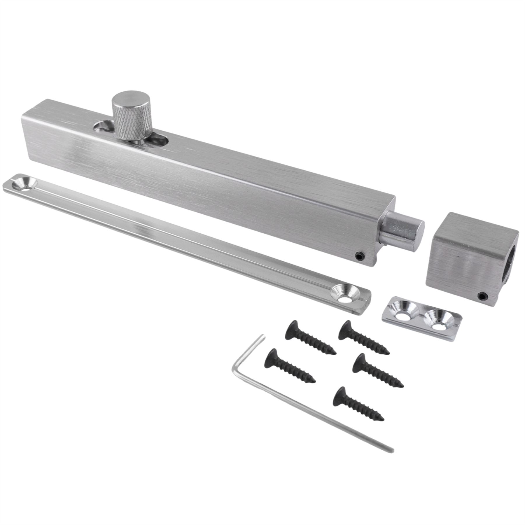 Bulloni per porta scorrevole 75 mm 125 mm moderni porte sottili bullone serratura interna - Foto 18 di 20