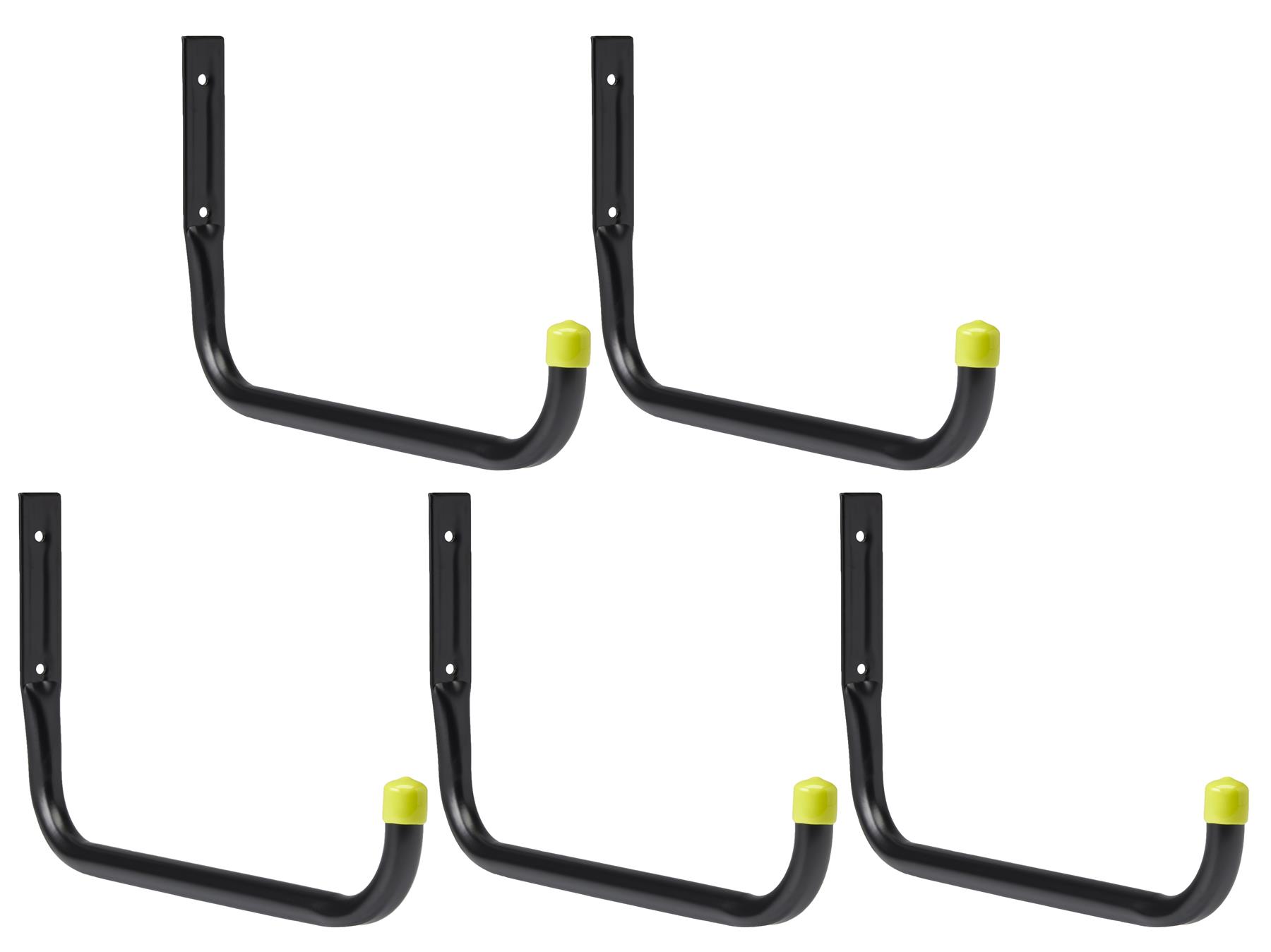 Garage Hooks Tools Ladder Shed Storage, Pack of 5, 30kg Load Per Hook - Picture 9 of 9
