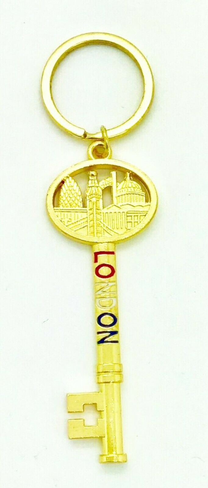 4 SQUARE LONDON Tower Bridge Design Souvenirs Key Ring For Gift Friend
