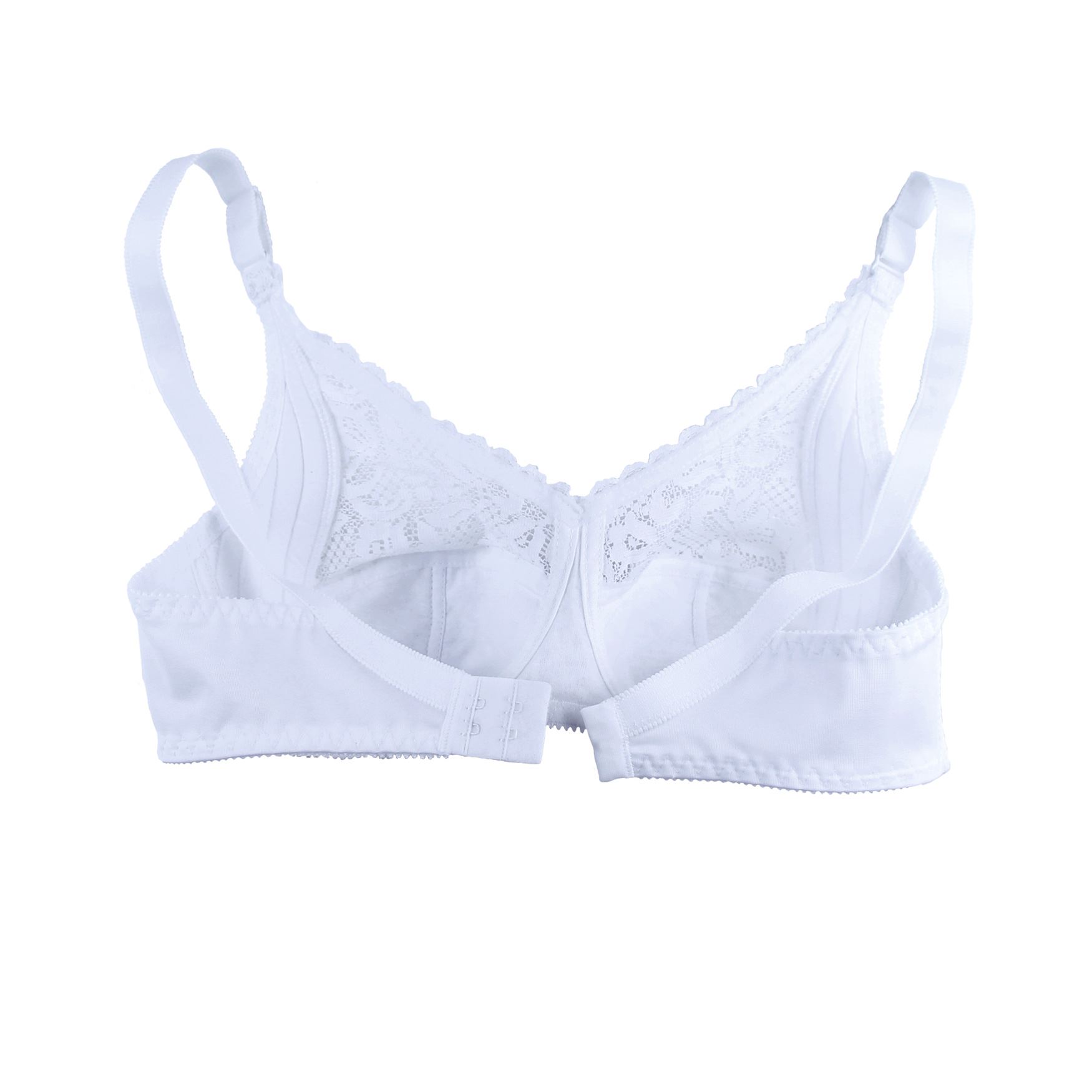 Minimizer Wireless Plus Size Sleep Unlined Full Coverage Lace Wirefree Bra - Picture 25 of 26