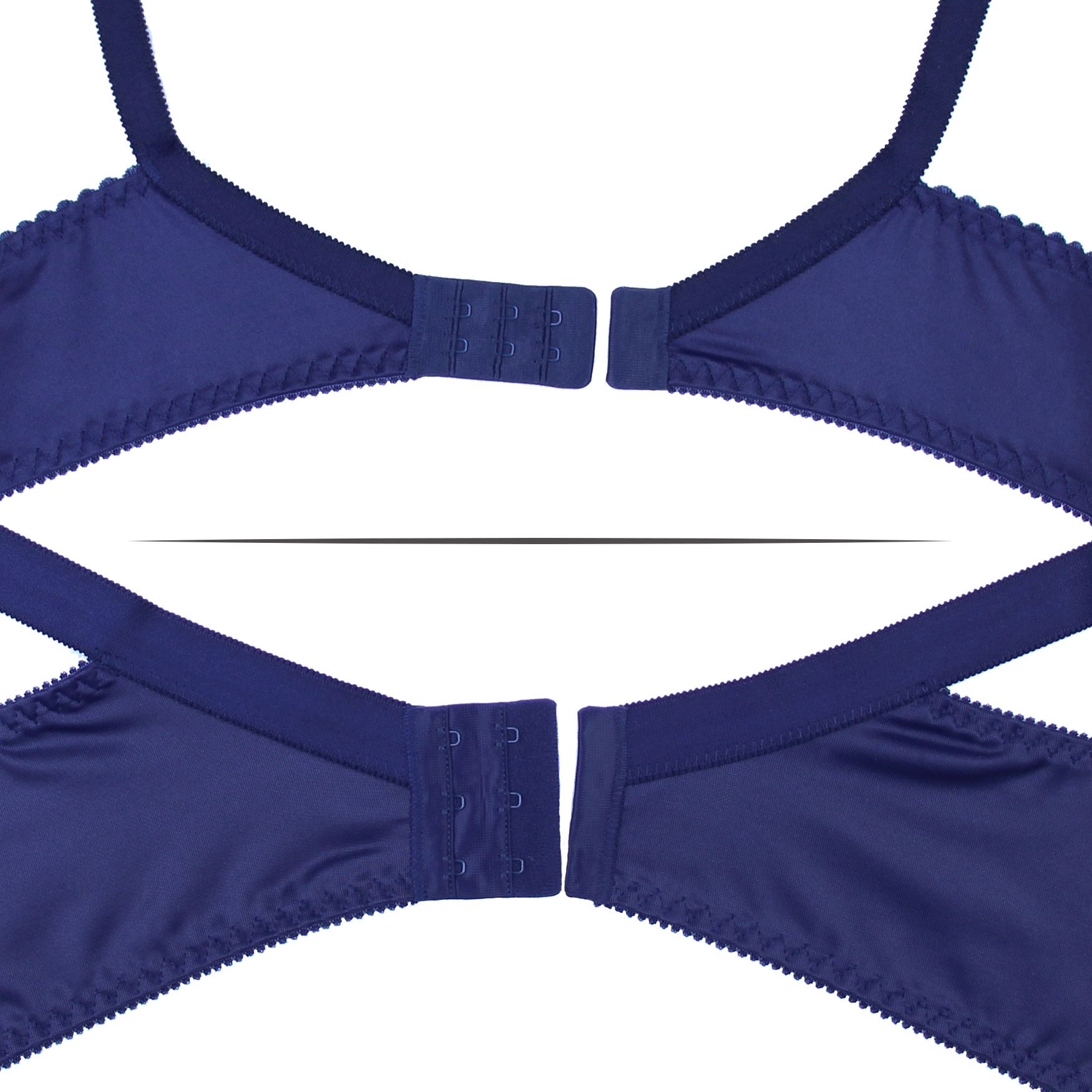 Minimizer Wireless Plus Size Sleep Unlined Full Coverage Lace Wirefree Bra - Picture 16 of 26