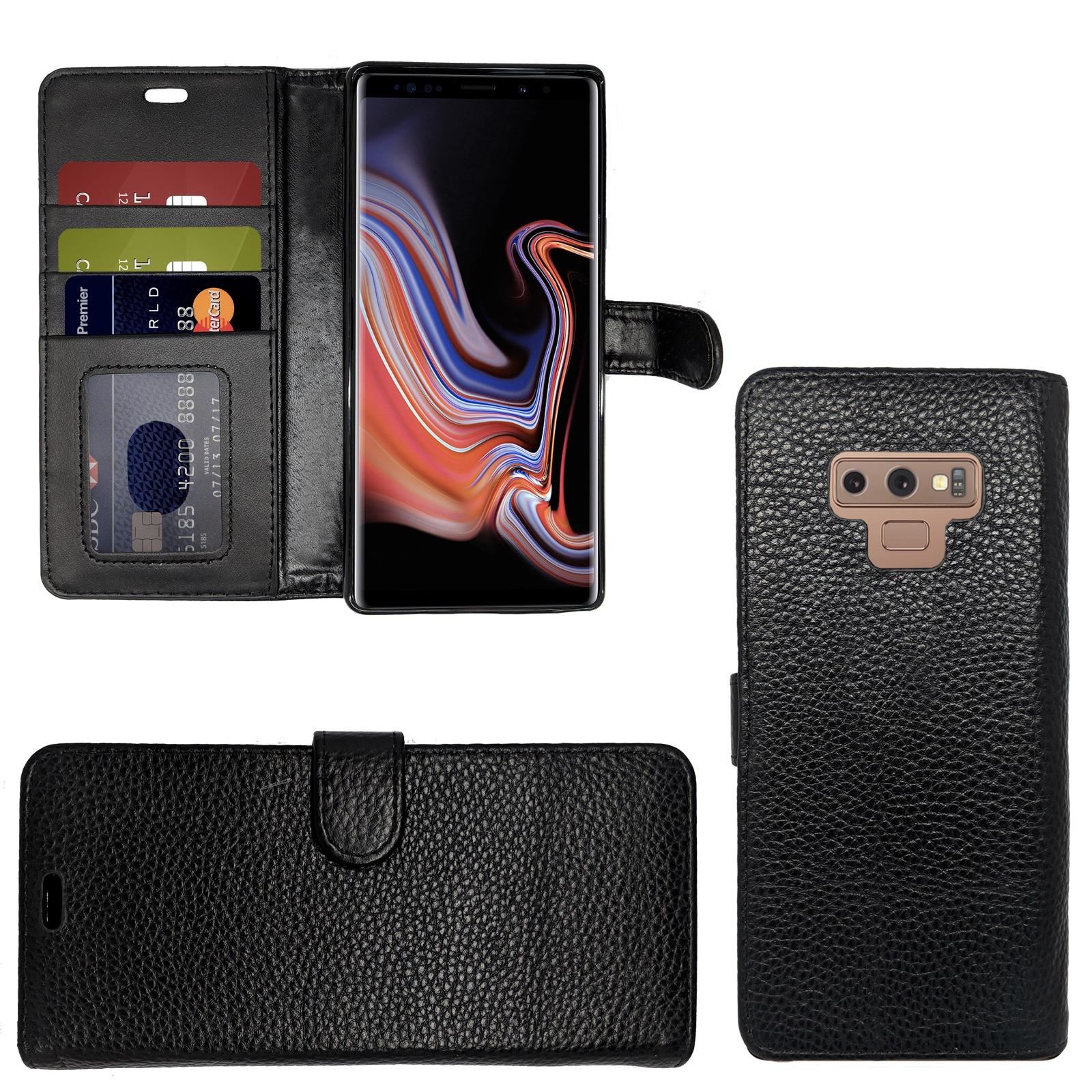 Apple iPhone 11 Pro Max Genuine Leather Flip Folio Book Wallet
