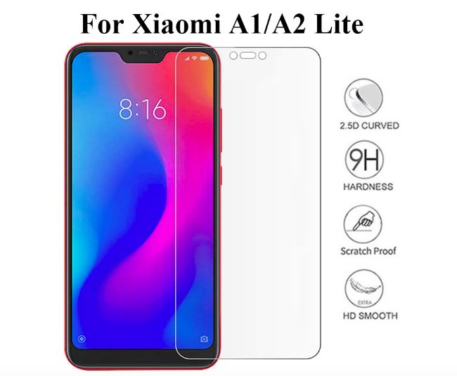 Tempered Glass Screen Protector For Xiaomi MI A2 Lite UK