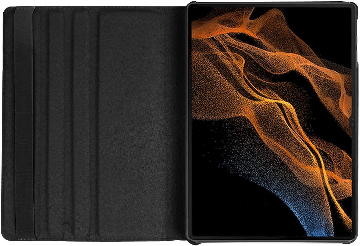 For Samsung Galaxy Tab S8 Ultra X900 Case Cover Folding Folio 360 Rotating - Picture 6 of 15