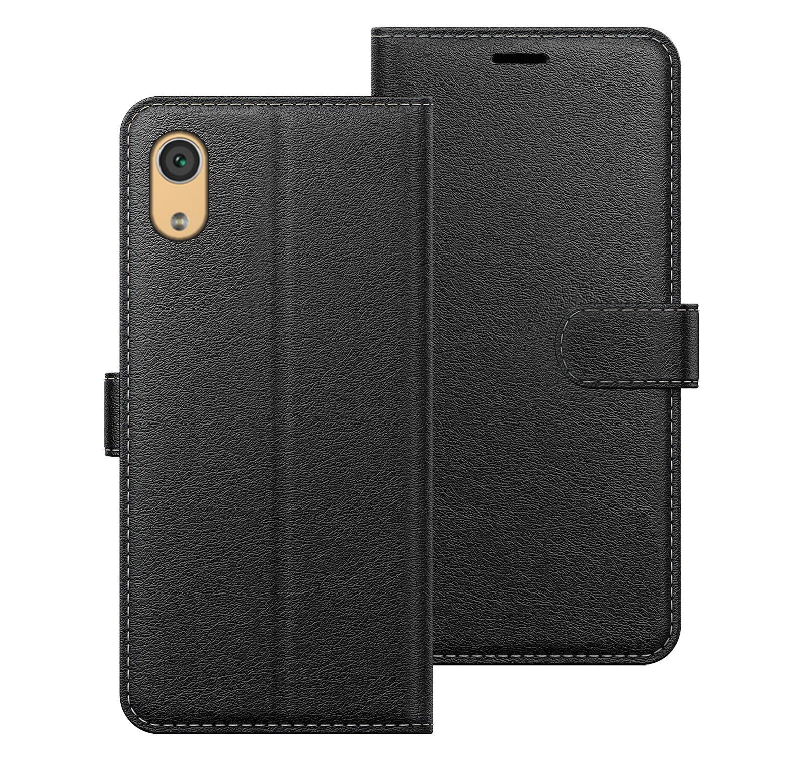 For Sony Xperia XA1 Case Cover Flip Leather Wallet Folio Card Money Slot - Picture 2 of 13
