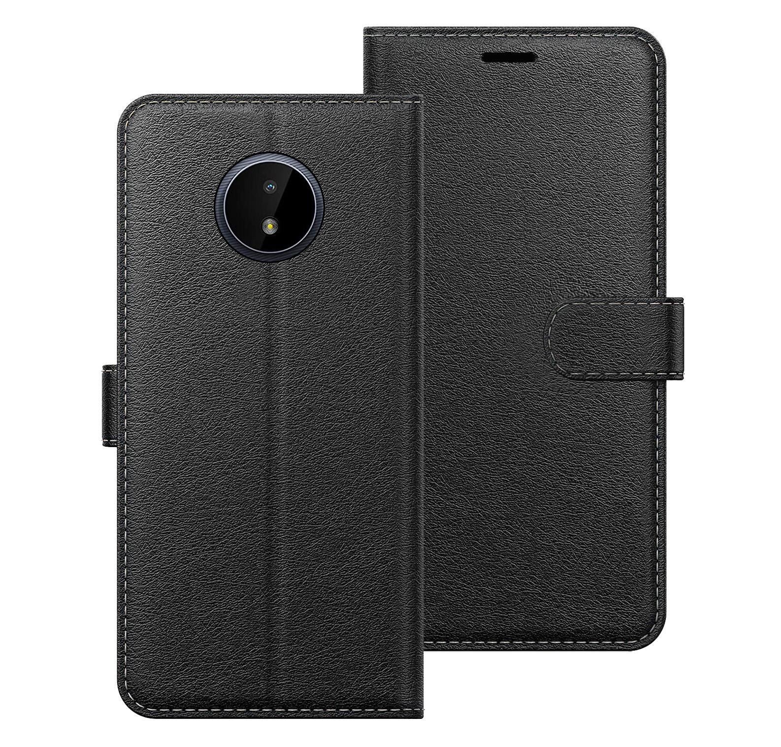 Flip Wallet Folio Case For Nokia C10 & C20 – Synthetic Leather, 360 Protection, Card Slots, Kickstand, 65g - View #6