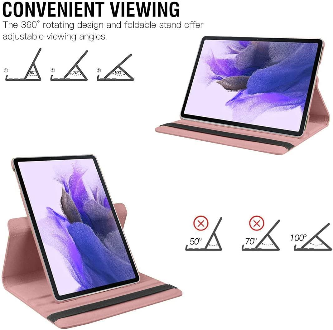 For Samsung Galaxy Tab S8+ X800 X806 360 Rotating Folio Case Cover - Picture 10 of 11