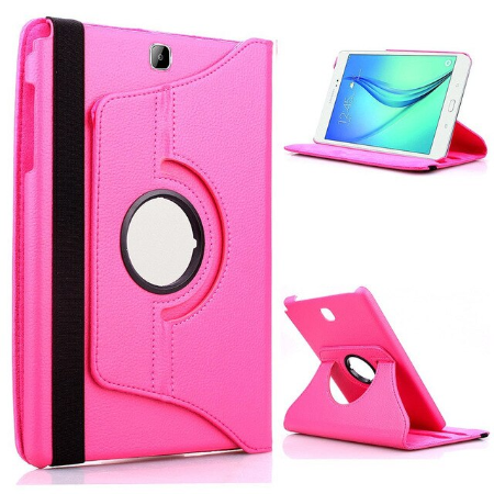 Funda protectora giratoria 360 de cuero PU para Samsung Galaxy Tab A 9.7 T550/T555/P550/P555 - Imagen 3 de 8