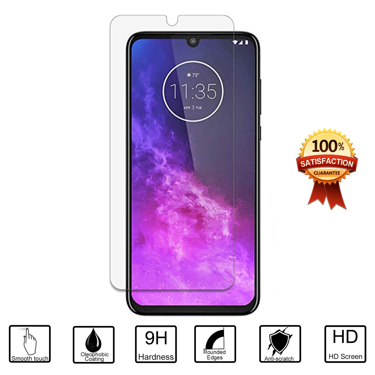 Funda de teléfono para Motorola Moto G8 Plus, cubierta, billetera, ranuras, cuero PU/gel - Imagen 4 de 4