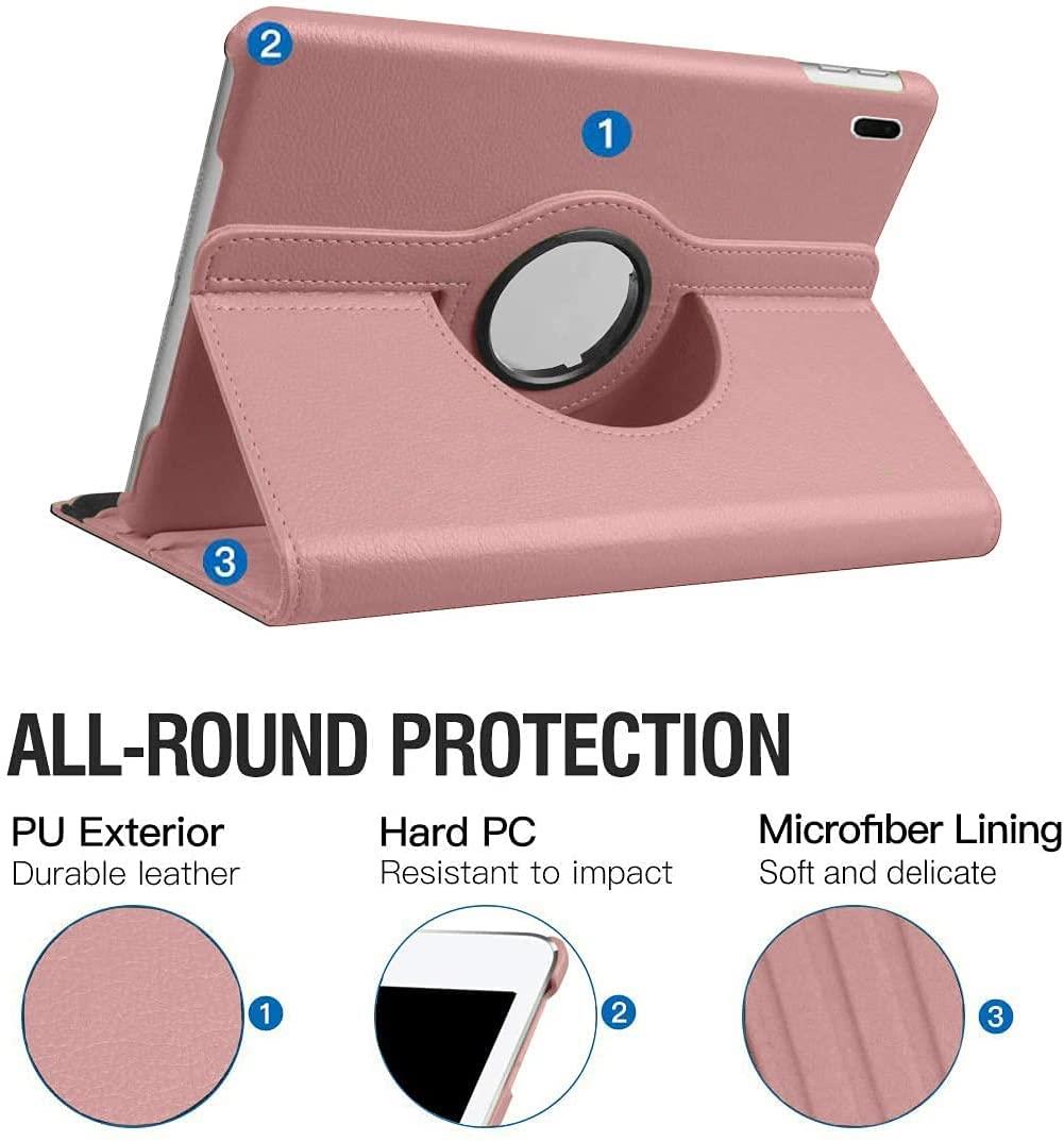 For Samsung Galaxy Tab S8+ X800 X806 360 Rotating Folio Case Cover - Picture 9 of 11