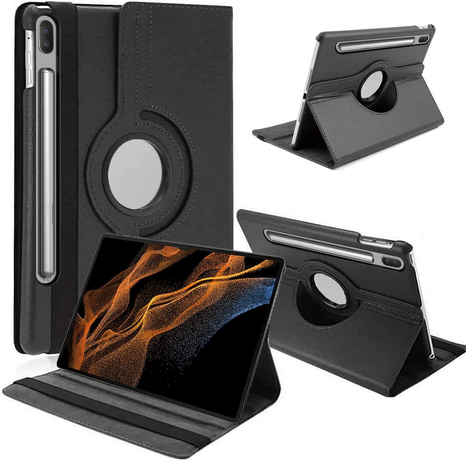 For Samsung Galaxy Tab S8 Ultra X900 Case Cover Folding Folio 360 Rotating - Picture 5 of 15