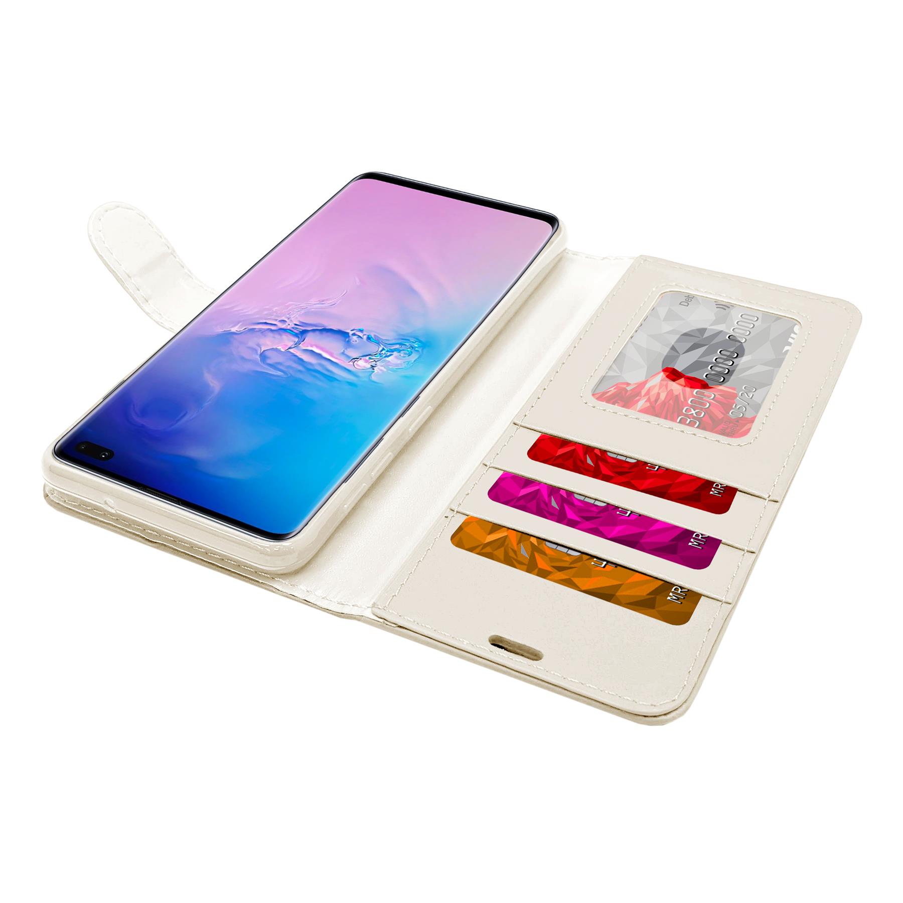 MOJIA Custodia Portafoglio In Pelle Per Huawei Honor X8a - Flip Cover Con Cerniera E 7 Slot Carte, Supporto, Viola