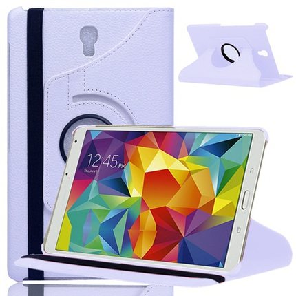 Funda protectora de cuero giratoria 360 para Samsung Galaxy Tab S 8.4" SM-T700 /T705 /T705C - Imagen 7 de 7