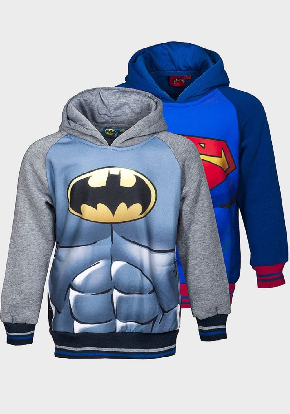 SUPERMAN HOODIE//SWEATSHIRT-FULL SLEEVED-FLEECED-REDUCED TO CLEAR-NEW WITHOUT TAG