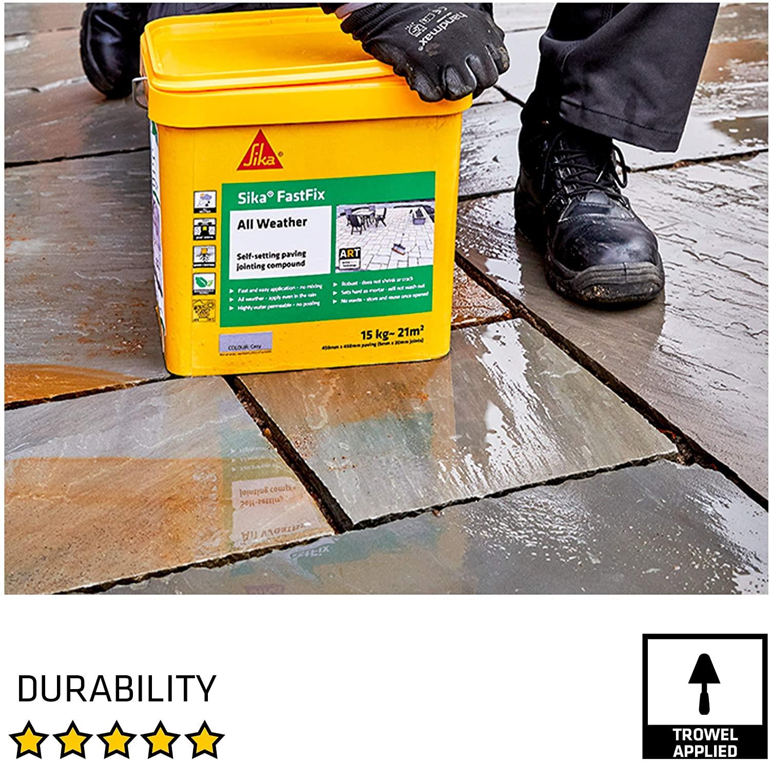Sika Fastfix Patio Grout Jointing Compound Grey & Buff 5055492702241 | eBay