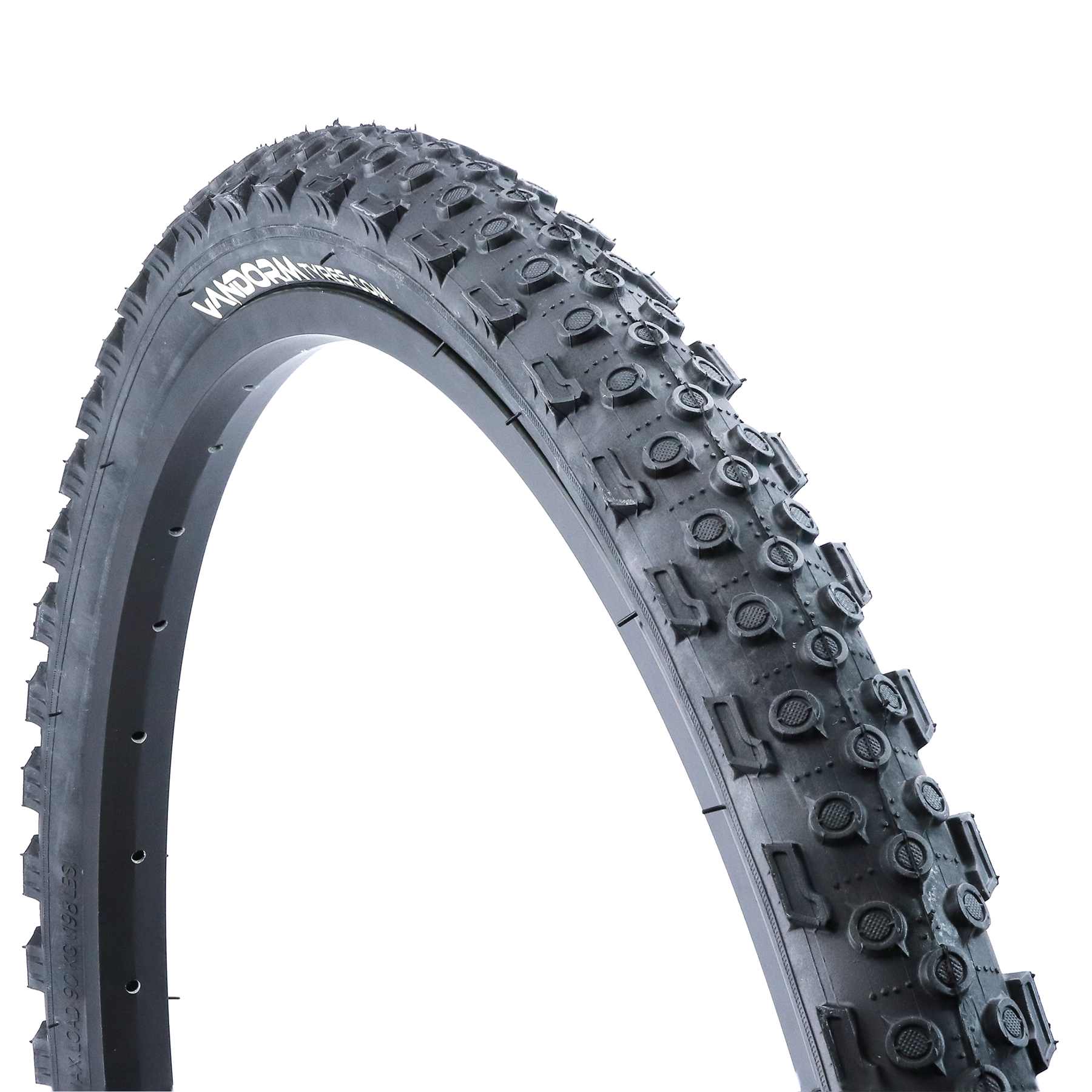Vandorm Storm 24" x 1.95" or 2.10" MTB Bike Tyre Pairs & Inner Tube DEAL OPTIONS - Picture 2 of 7