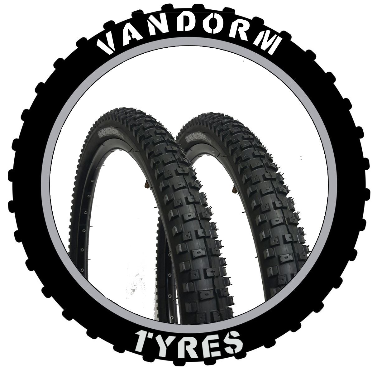 Vandorm DH 26" x 2.30" Downhill MTB Mountain Bike Tyre & Tube Deals - Picture 5 of 9