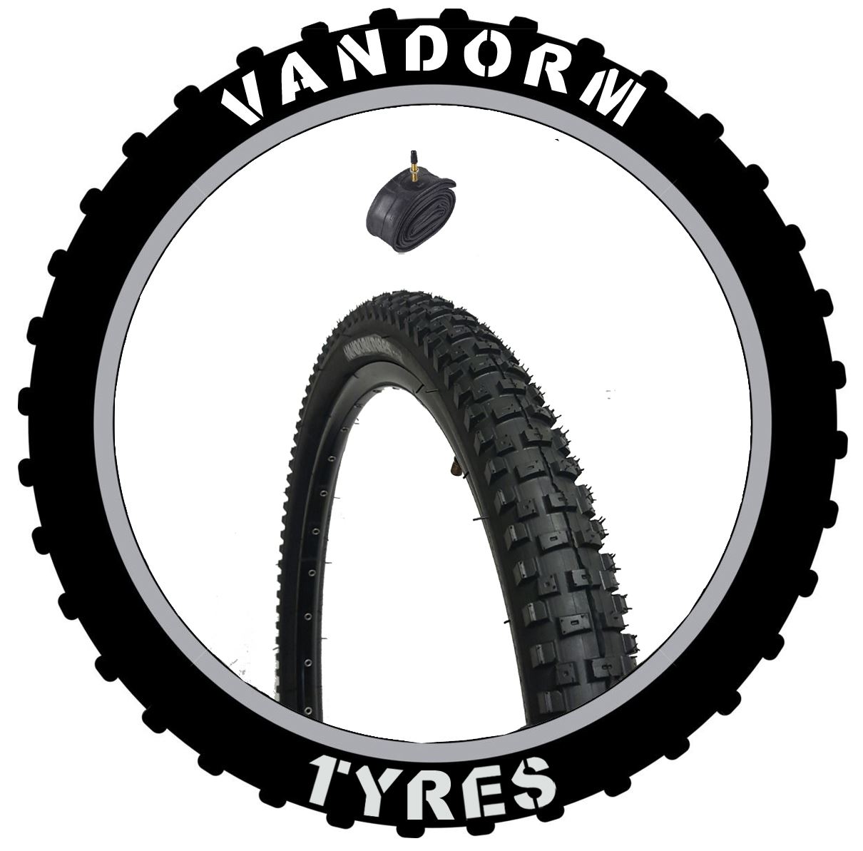 Vandorm DH 26" x 2.30" Downhill MTB Mountain Bike Tyre & Tube Deals - Picture 3 of 9