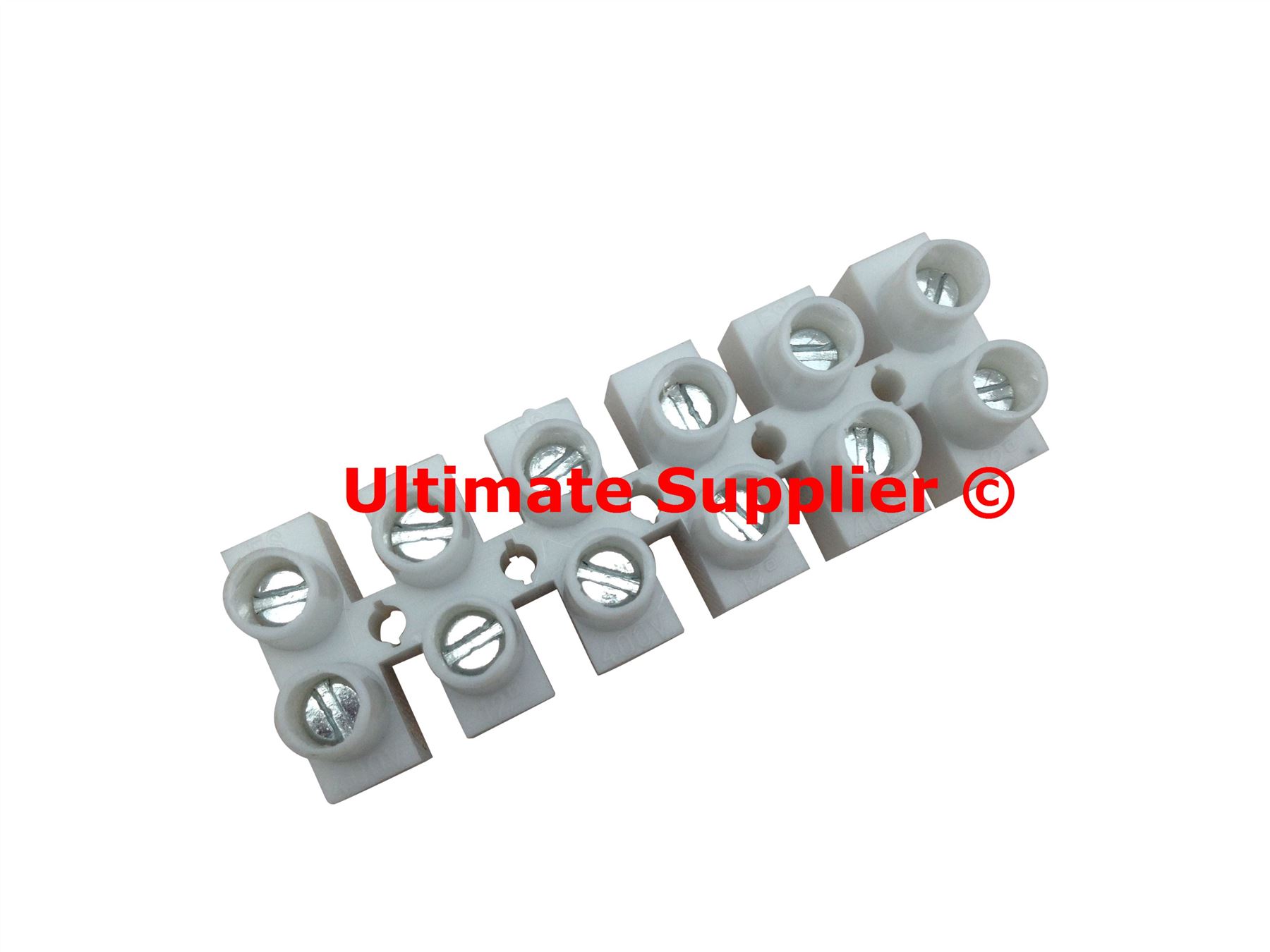 15A 15 AMP Terminal Block Strips 6 Way Joiner Connectors Electrical Wire Cable 5050595774188 eBay