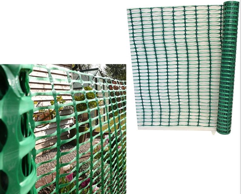 1 x 15m Green Plastic Barrier Mesh Fencing Outdoor Event eBay