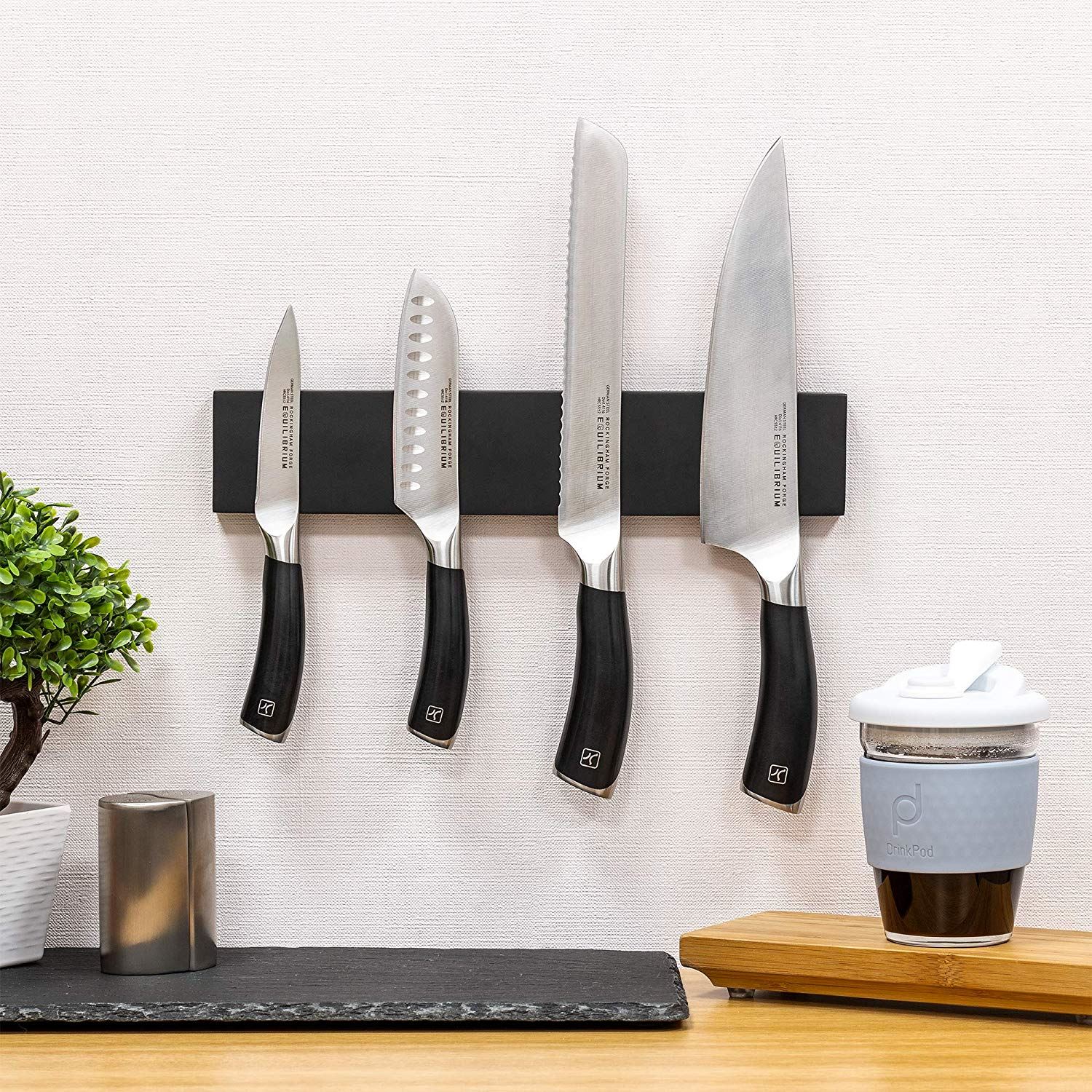 Rockingham 12" Knife Rack Storage up to 5 Knives eBay