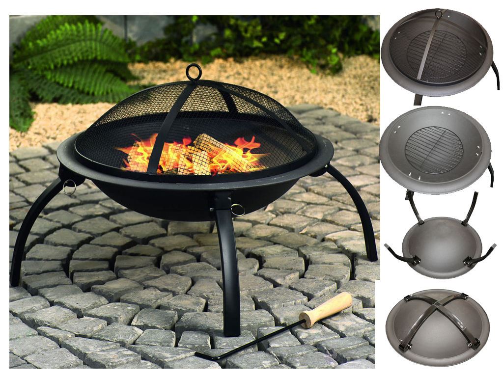 BBQ Barbeque Charcoal Burner Grill Firepit Steel Outdoor Cooker Fire BBQ-Barbeque-Charcoal-Burner-Grill-Firepit-Steel-Outdoor- - BBQ Barbeque Charcoal Burner Grill Firepit Steel Outdoor Cooker Fire