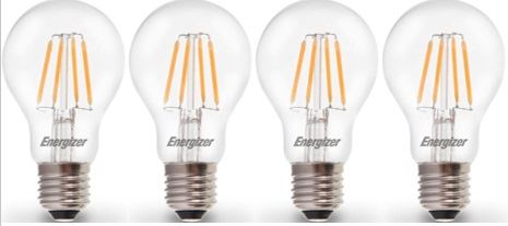STATUS BULBS 4 X 100W = 11W LED GLS BC B22 CLEAR LAMPS WARM WHITE ENERGY A